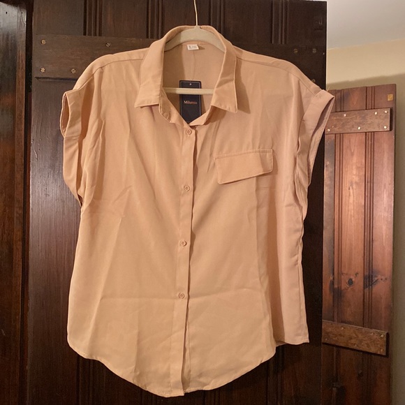 Collared Camp Shirt: BLACK